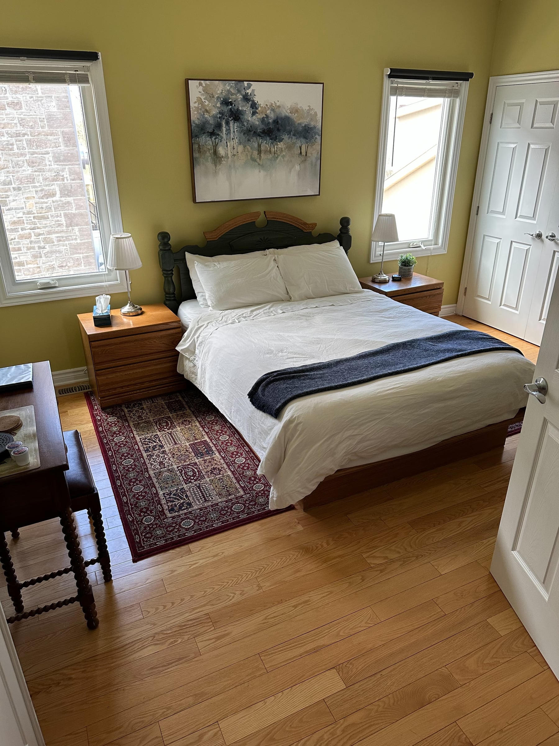 Room 3 — main house, town view
